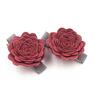 do włosów victorian rose Roses - spinki rózyczki z filcu