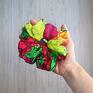 scrunchie multicolor gucci jedwabna frotka ozdoby do włosów prezent dla siostry