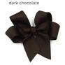 do Big Bow. Kolor: dark chocolate Klips - spinka z małymi ząbkami, bardzo dobrze trzyma włosy. Kokarda do włosów
