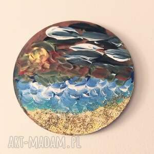 Prezent Magnes na lodówkę - krajobraz, okrągły