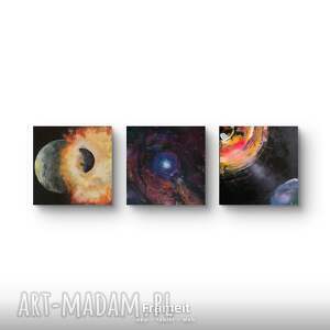 kompozycja galaktyka obraz kosmos, gwiazdy, planeta, proznia