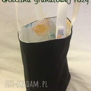 lunchbag by wkml godzina granatowej róży - Do ręki