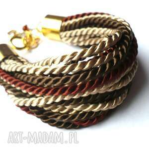 handmade knot! Collection - more is better. Brown