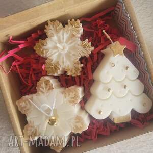 zestaw upominkowy świec sojowych handmade świeca sojowa, dekoracje swiateczne