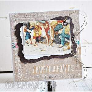 handmade scrapbooking kartki kartka urodzinowa