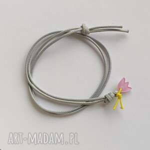 kwiat wisiorek tworzywo sztuczne sznurek, pod choinkę prezent