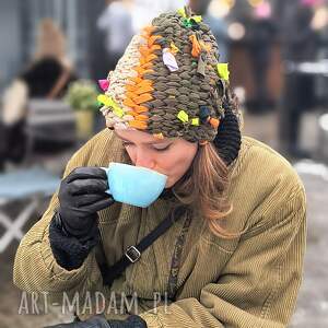 czapka streetart no9. - artystyczne nakrycie głowy - streetwear artystyczny, street