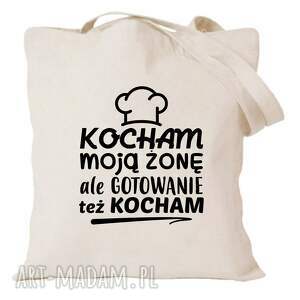 handmade torba z nadrukiem dla kucharza kucharki, prezent najlepsza kucharka, gotowanie