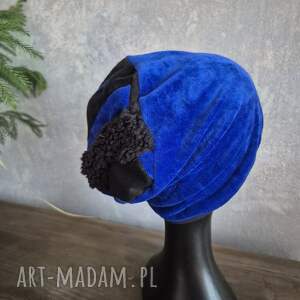 Ciepła czapka Chabrowa damska na podszewce rozmiar uniwersalny