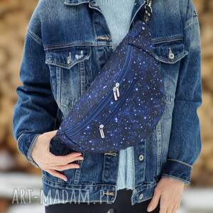Prezent nerka damska XXL galaktyka, mini plecak, nerkoplecak