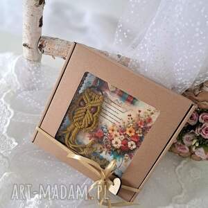 brelok do kluczy makramowy upominek dla nauczyciela koniec roku szkolnego