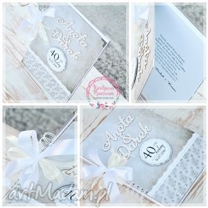 scrapbooking albumy urodzinowa księga gości