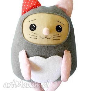 handmade maskotki kotka przytulanka - usypianka - bardzo grzeczna