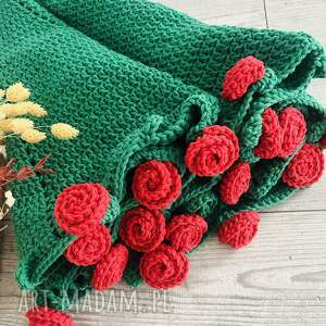 koce i narzuty kocyk na szydełku