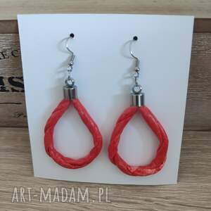 pomysł na prezenty święta papierowa wiklina, kolczyki, moda