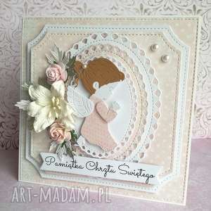 scrapbooking kartki kartka w pudełku chrzest święty, uroczystość, dziecko