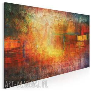 obraz na płótnie - abstrakcja sztuka kolory 70x50 cm 58001 salonu