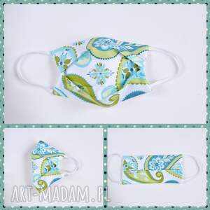 maseczka bawełniana, dwuwarstwowa z drucikiem - Madika design
