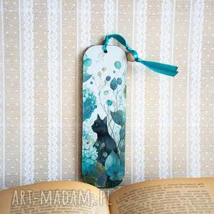 zakładka do książki - kocia serenada, kot ptak, dla mamy siostry