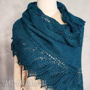 Prezent Chusta semele ręcznie robiona na drutach