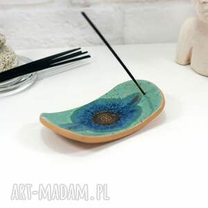 ręcznie zrobione ceramika ceramiczna podstawka na kadzidełko - mandala