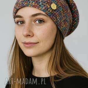 Kolorowa czapka całoroczna przejściowa cienka all season unisex