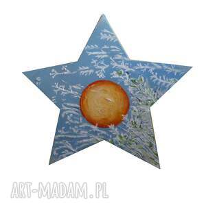 słońce i mróz, goszczycka obraz olejny gwiazda kształcie gwiazdy