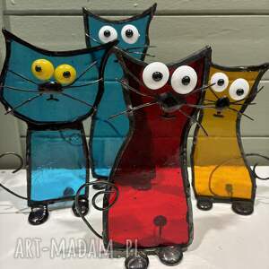 mega kocury cena za sztukę, witraz, metodą tiffany, humor, prezent