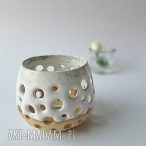 handmade ceramika świecznik 2