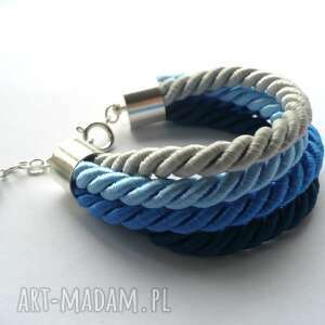 handmade knot! Collection - blue ombre