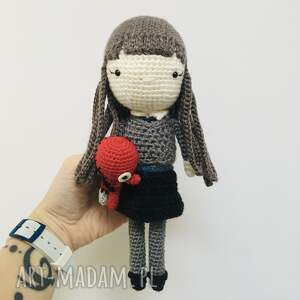 handmade lalki lalka szydełkowa z laleczką voodoo ręcznie robiona
