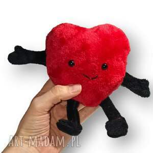 handmade maskotki serce z rączkami