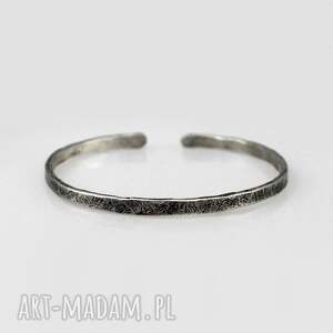 nieregularna - srebrna bransoleta outlet 1900 28, regulowana bransoletka