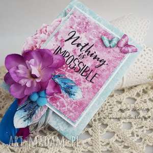 magnes z pozytywnym przesłaniem lodówkę scrapbooking