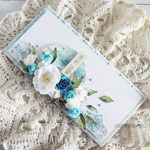 ręcznie robione scrapbooking kartki najlepsze życzenia, kartka w pudełku