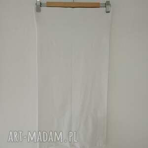 ręcznie zrobione spódnice biała spódnica tuba s/m