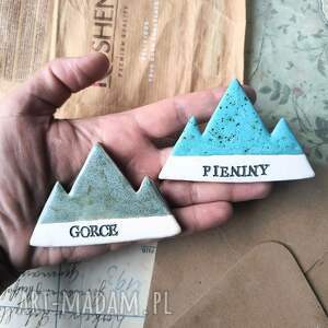 Magnesy górskie II - ceramiczne szczyty handmade