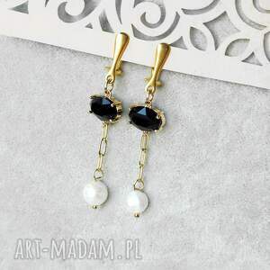 Prezent KLIPSY CONTESSA srebro pokryte 24K złotem, eleganckie