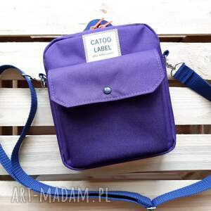 ręcznie zrobione na ramię fioletowa torebka dla odważnych kobiet