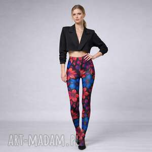 legginstopy - flower power oryginalne, wygodne, elastyczne