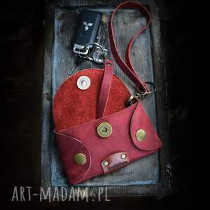 Ladybuq Art Studio: skórzana kluczówka w wielu dostępnych kolorach, ręcznie wykonany pokrowiec