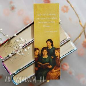 louisa may alcott małe kobietki - zakładka do książki z papieru dla książkary