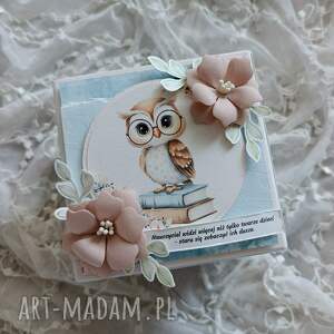 scrapbooking kartki exploding box dla nauczyciela - matematyka, exploading box