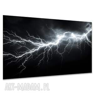 Obraz na płótnie Piorun - burza na niebie 120x80 loft