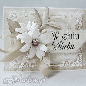 w dniu ślubu - Akcesoria scrapbooking kartki