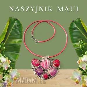naszyjnik z witrażowym wisiorem MAUI