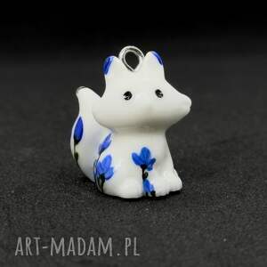 z mini zwierzątkami, wisiorek, zawieszka lis