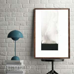 grafika 30x40 cm wykonana ręcznie, plakat, abstrakcja, elegancki minimalizm