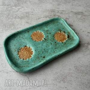 Mydelniczka ze zdobieniem, handmade