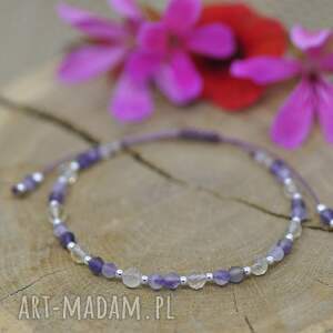 bransoletka z ametystu i cytrynu - harmonia duszy światło sukcesu amutet